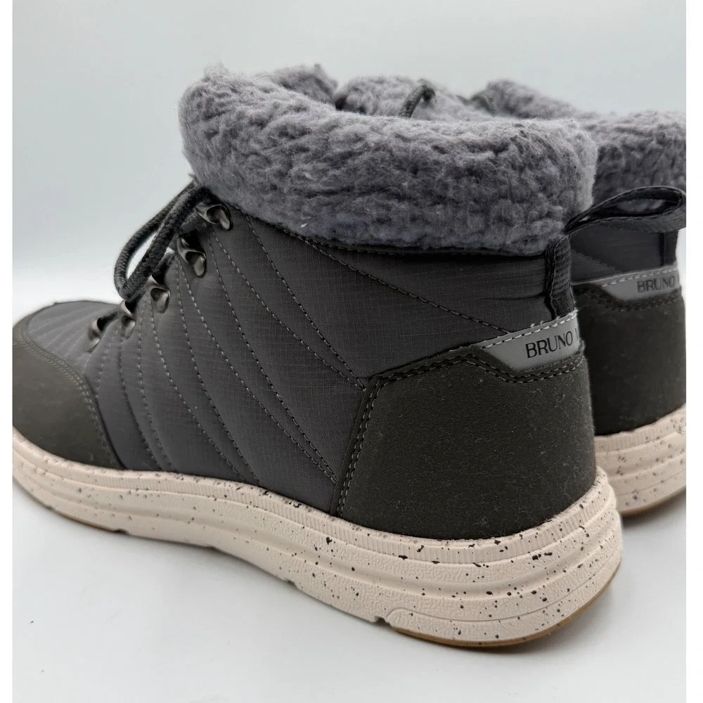 Bruno Marc 3M Thinsulate Winter Boots Gray Men's Size 8